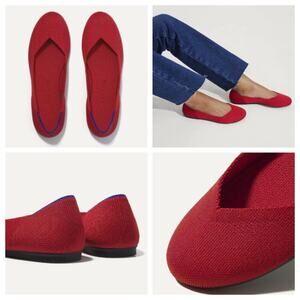 Rothy's Women's The Flat Bright Red Size 10.5